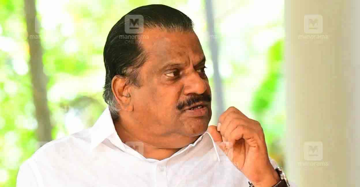 EP Jayarajan. Photo: Manorama