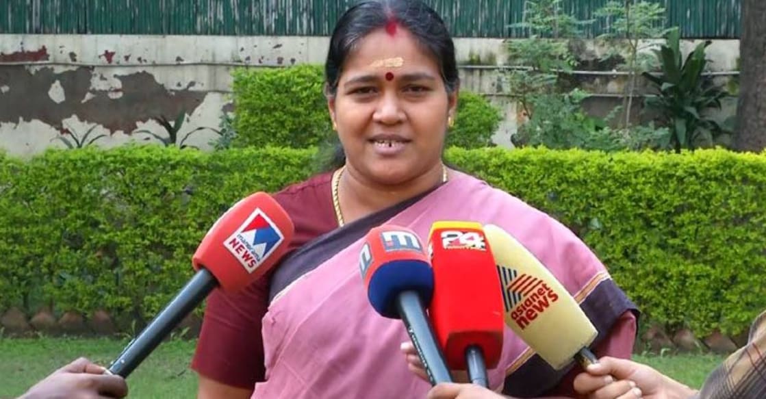 Sobha Surendran. Photo: Manorama News