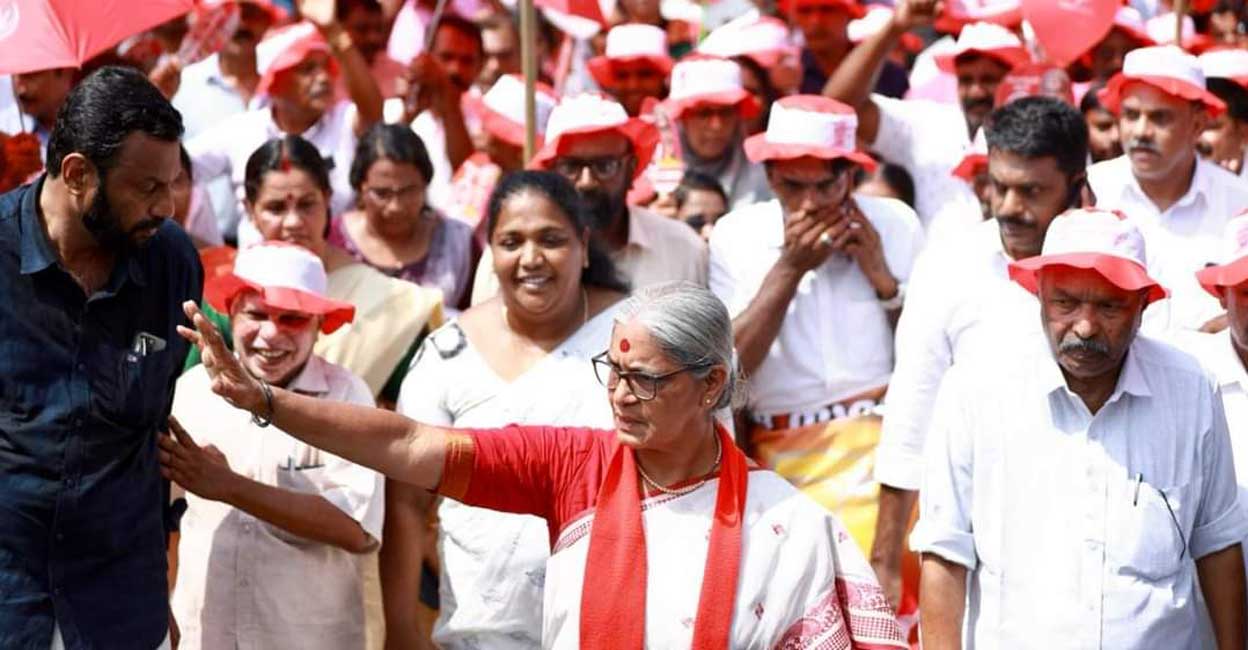 Annie-Raja-Wynd-article Annie Raja aims to connect with all 14 lakh voters in the constituency - Photo: Facebook/Annie Raja