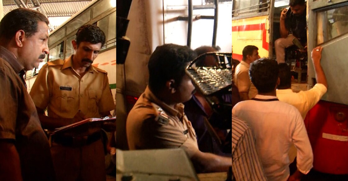 The police have taken custody of the bus's DVR (Digital Video Recorder) to examine the CCTV footage. Photo: Manorama News.