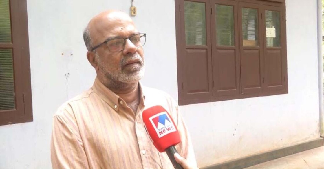 RMP leader KS Hariharan. Photo: Manorama News.
