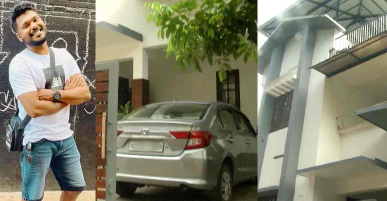 Rahul P Gopal, Rahul's home. Photo: Manorama News