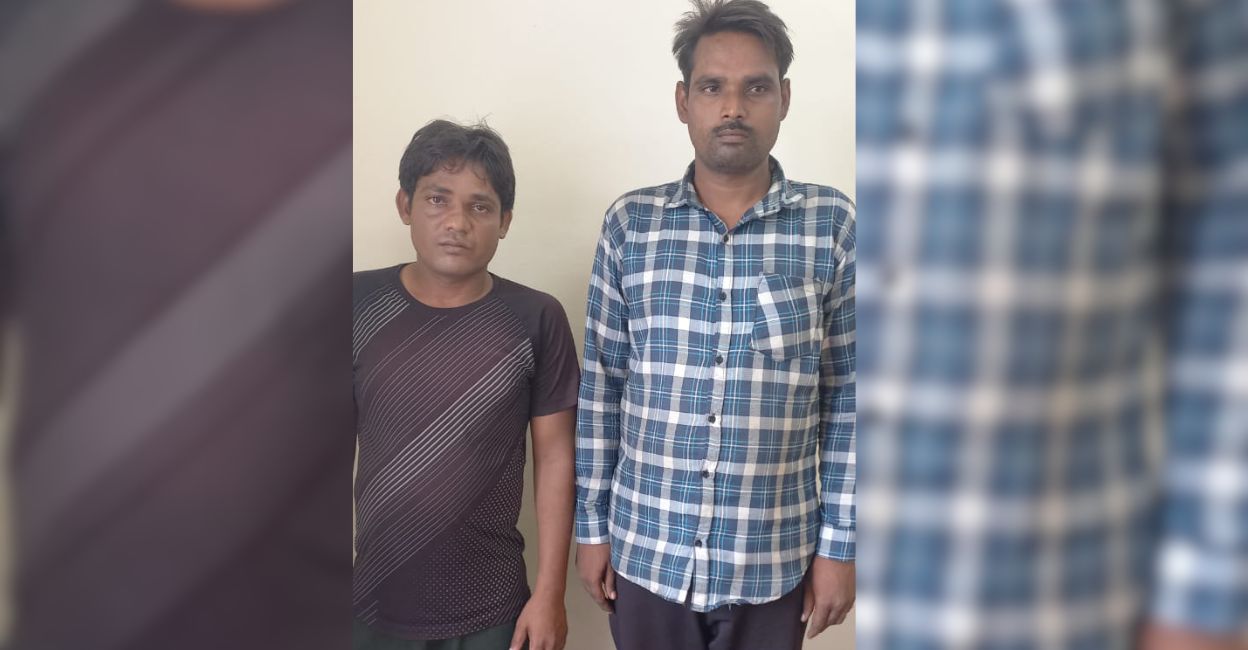 Rahul Saroj, Santhosh Kumar. Photo: Special Arrangement.