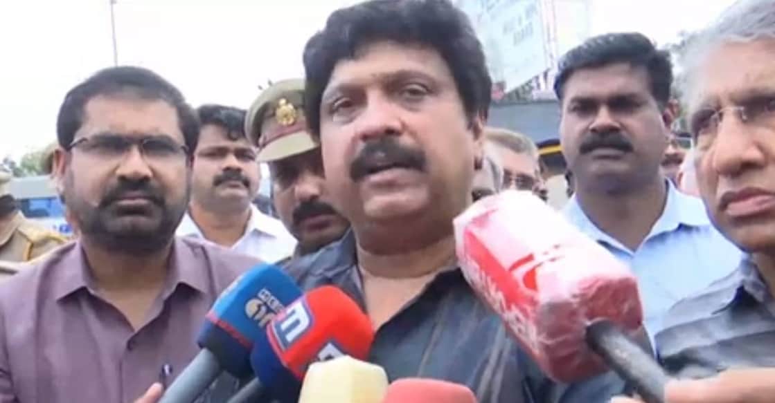 K B Ganesh Kumar. Photo: Screengrab/ Manorama News