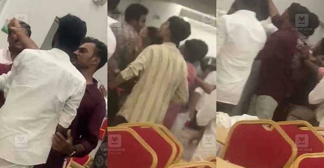 The camp was organised at the Rajiv Gandhi Institute of Social Sciences in Neyyardam. Photo: Screengrab from the video/ Manorama Online