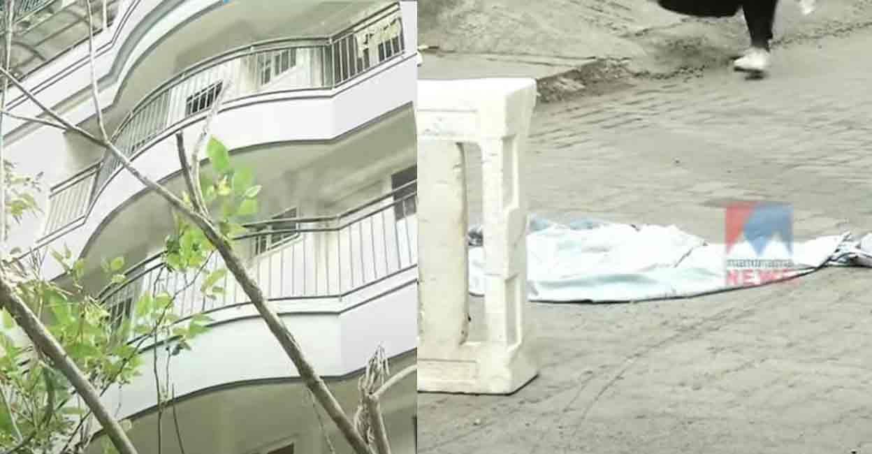 newborn-child-panampilly-nagar The woman delivered the baby in the early hours of Friday. Photo: Screengrab/Manorama News