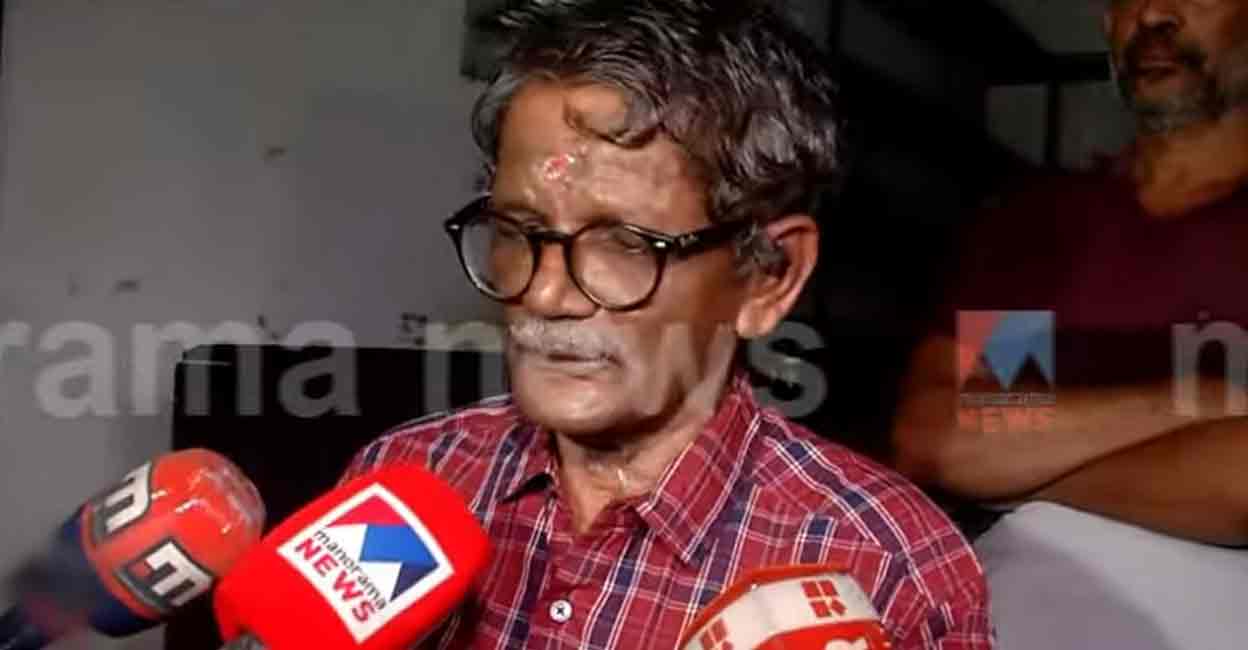 Viswambharan. Photo: Screengrab/Manorama News