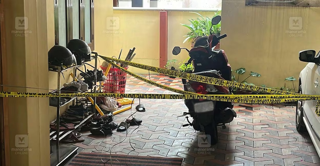 Shiny's house where the attack occurred. Photo: Sreelakshmi Sivadas/Manorama