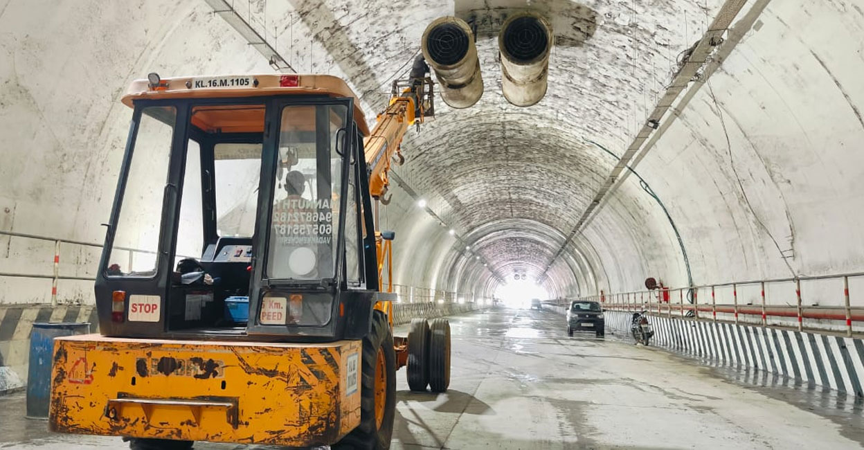 Vehicle movement is expected to resume next week via the Kuthiran tunnel. Photo: Special arrangement
