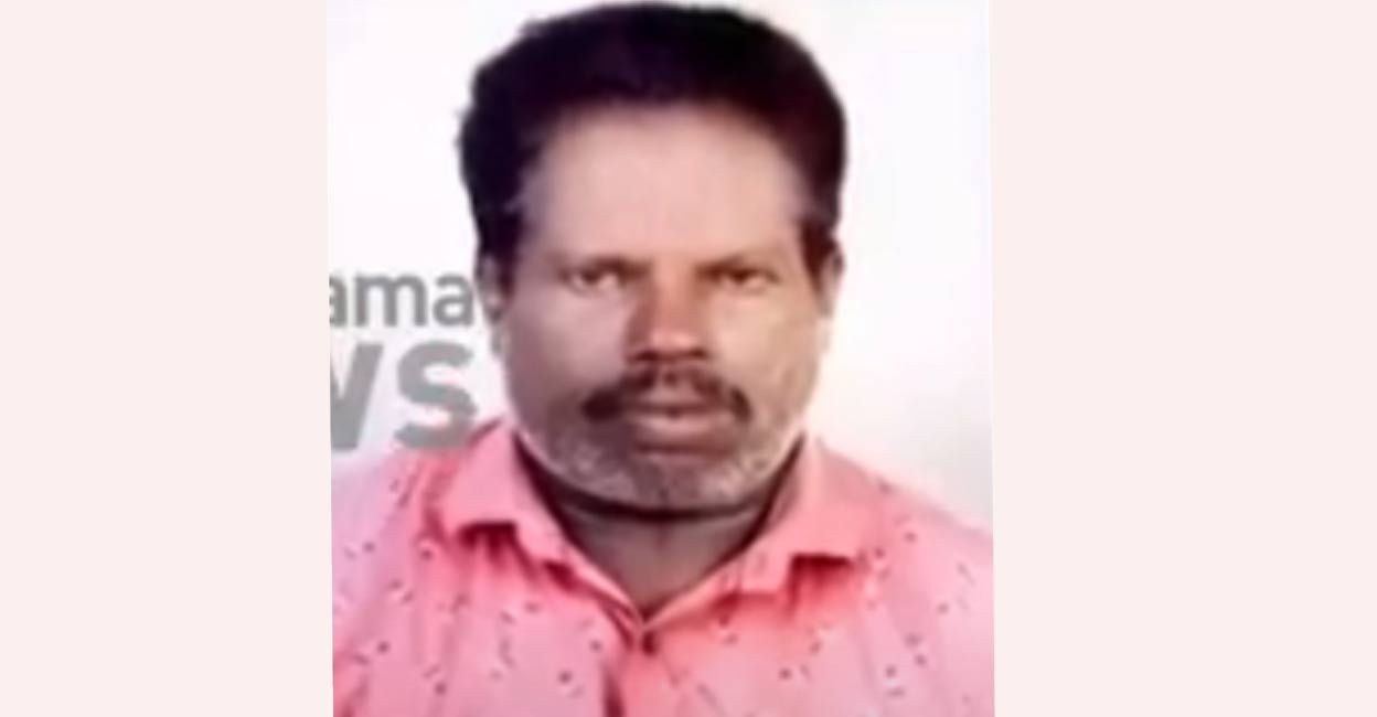The deceased, Victor, 50, was a native of Anchuthengu in Thiruvananthapuram. Photo: Screengrab: Manorama News.
