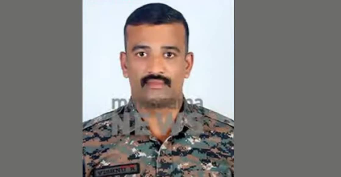 The deceased Keralite, Vishnu R, 35, was a native of Palode in Thiruvananthapuram. Photo: Screengrab/ Manorama News. 