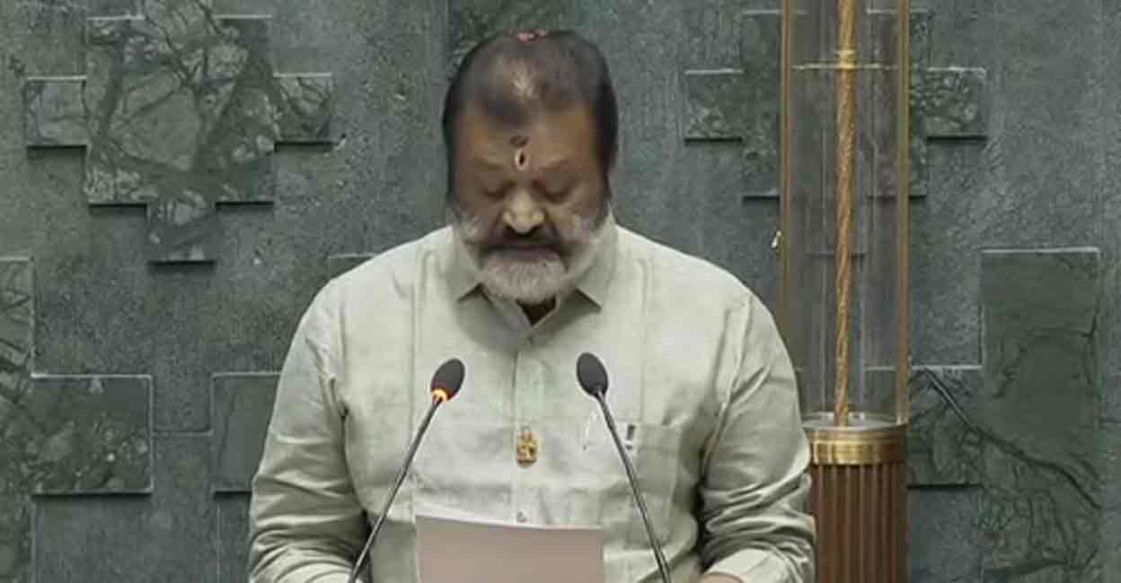 Suresh Gopi. Photo: Manorama