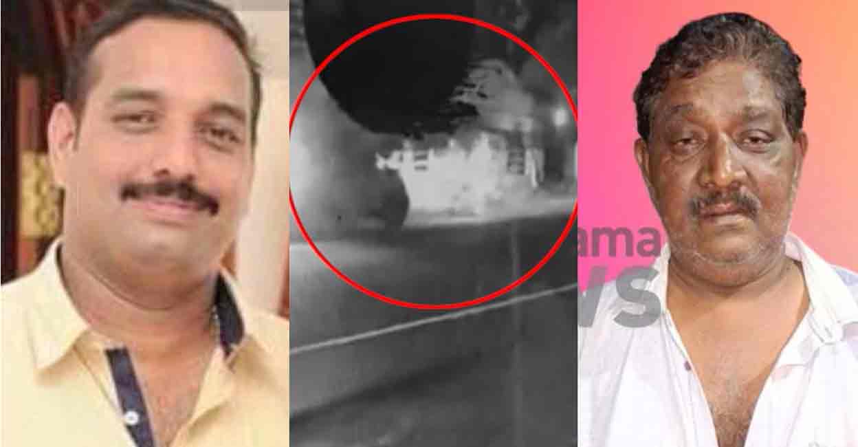 Deepu, CCTV visuals of murder, Ambili. Photo: Manorama News