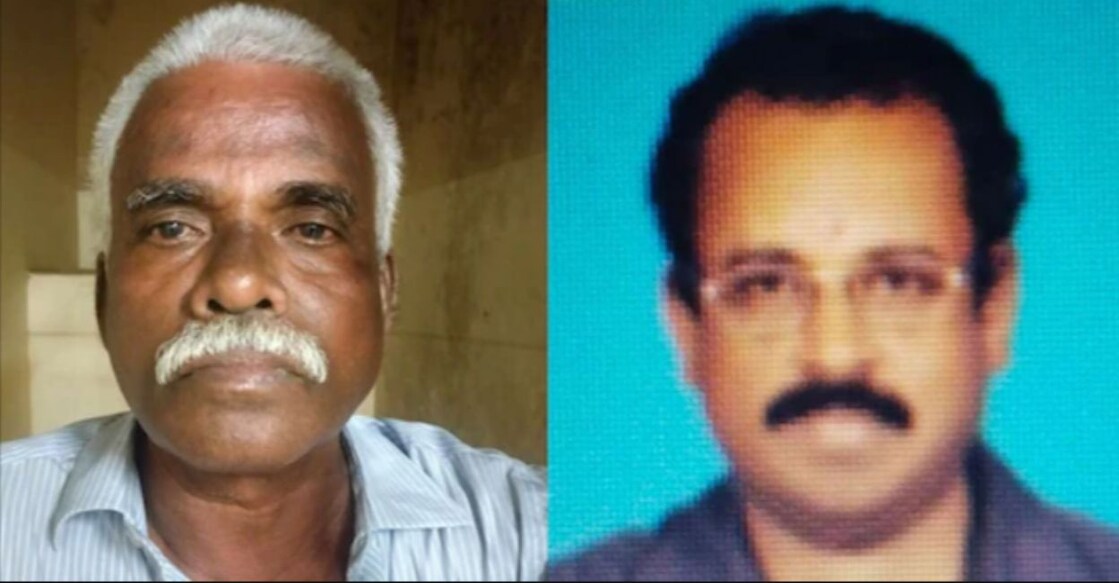 Mohanan Unnithan, his brother Satheesh Kumar. Photo: Manorama Online