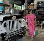 This Youtube-taught Idukki woman mechanic lends artistic touch to vehicles in highrange