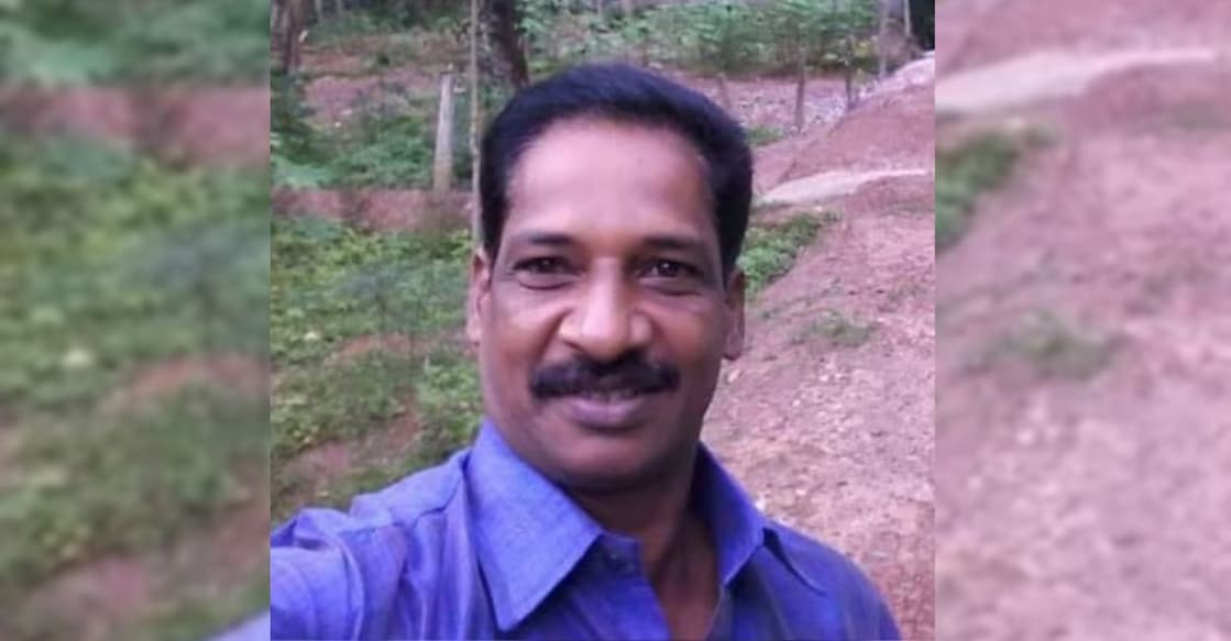 Rajendran (53). Photo: Manorama