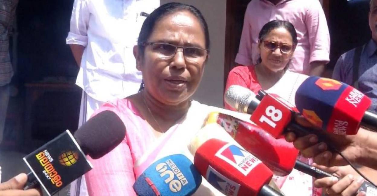 K K Shailaja. Photo: Manorama News