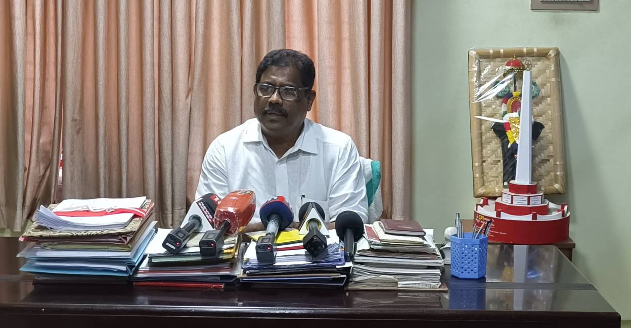thrissur-cpi-secy CPI District Secretary K K Vatsaraj . Photo: Special arrangement