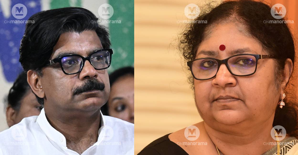 kuzhalnadan-bindu MLA Mathew Kuzhalnadan and minister R Bindu. Photo: Manorama