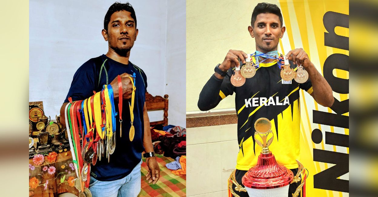 Shoukathali is a respected arm wrestler at the national level. Photo: Special Arrangement