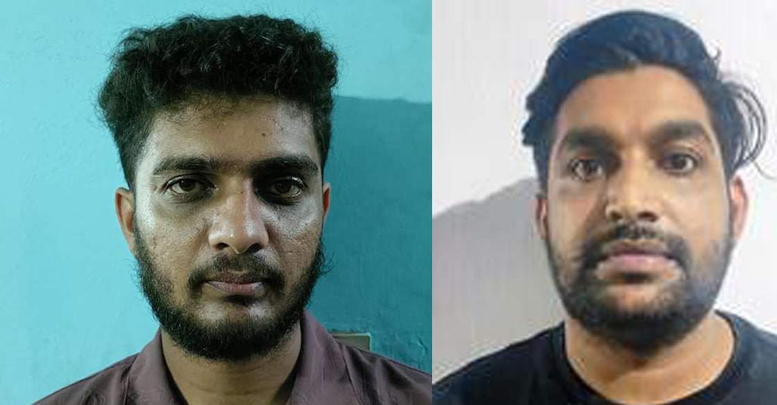 drug smuggling Muhammed Rashid (left) and Jasir Abdulla. Photos: Special arrangement