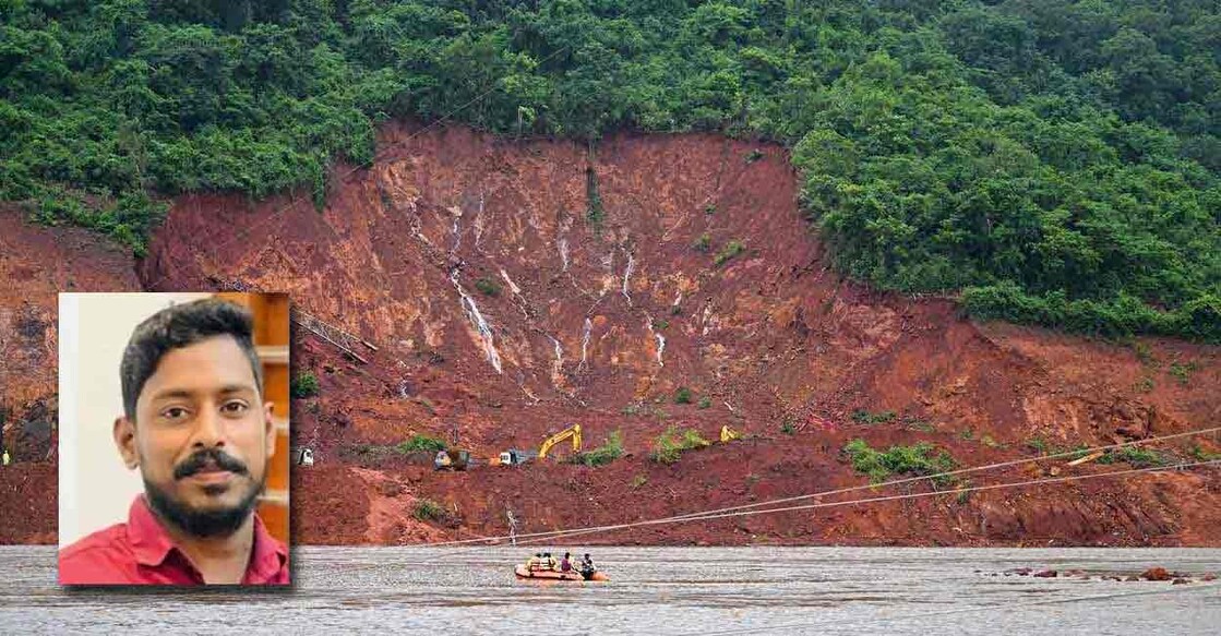 Arjun, Site of landslide in Shirur. Photo: Manorama