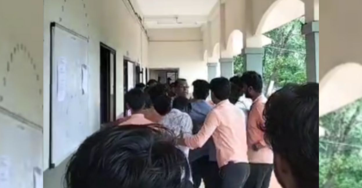CCTV footage of the skirmish. 
