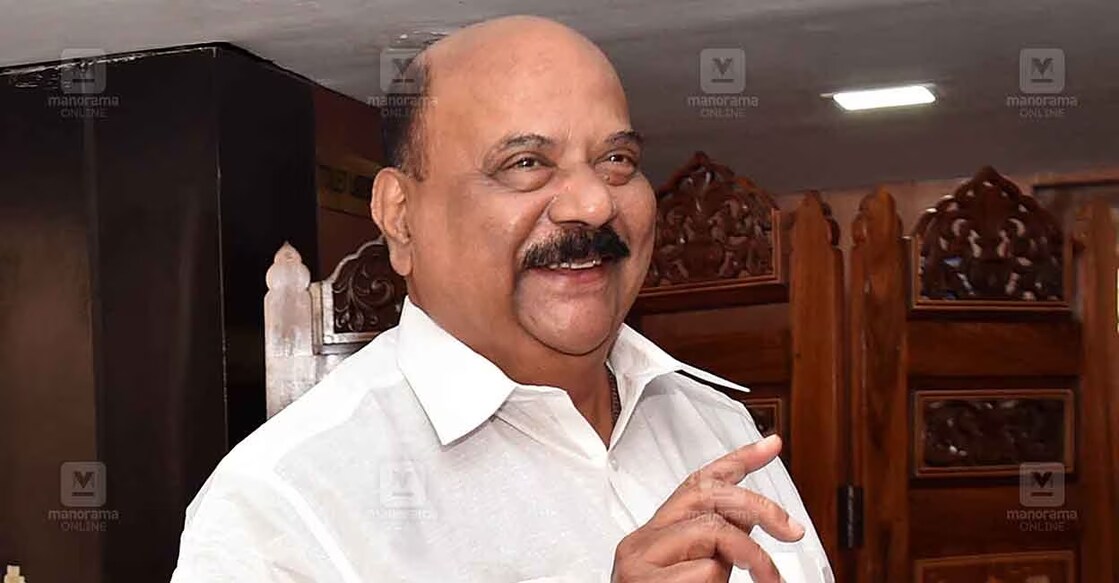 Mani C Kappan. Photo: J Suresh/Manorama.