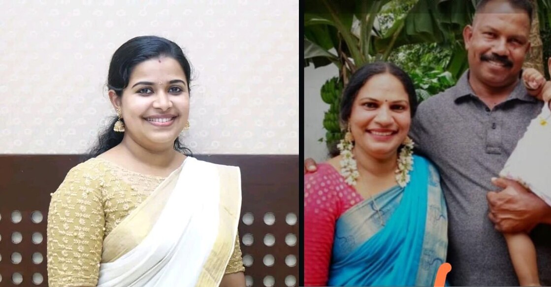 Neethu (Left), Rajani and Girish. Photo: Special Arrangement