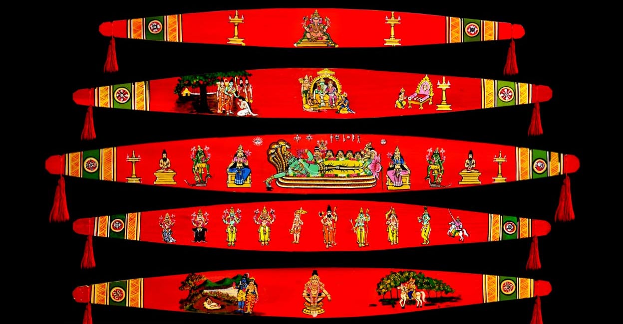 Trade Marks Registry, Government of India has issued a trademark for Onavillu to Sree Padmanabhaswamy temple. Photo: Special arrangement. 