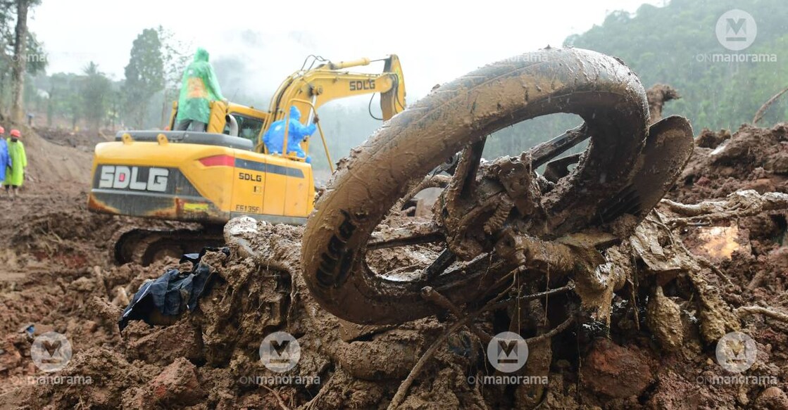 A view from landslide-hit Chooralmala. Photo: Manorama