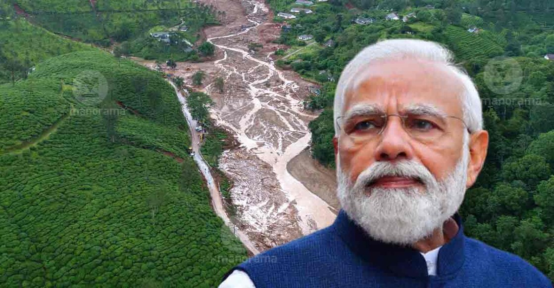 Prime Minister Narendra Modi visited landslide-hit Wayanad on August 10, 2024