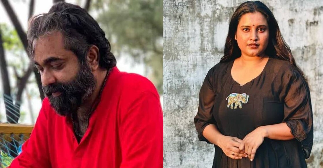 Sooraj Palakkaran and Roshna Ann Roy. Photo: YouTube, Instagram/roshna.ann.roy/