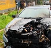 Moving car catches fire in Kozhikode, no casuality