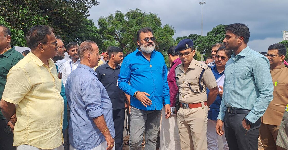 Suresh Gopi said that the guidelines set by the High Court for the Pooram must be adhered to. Photo: Special arrangement. 