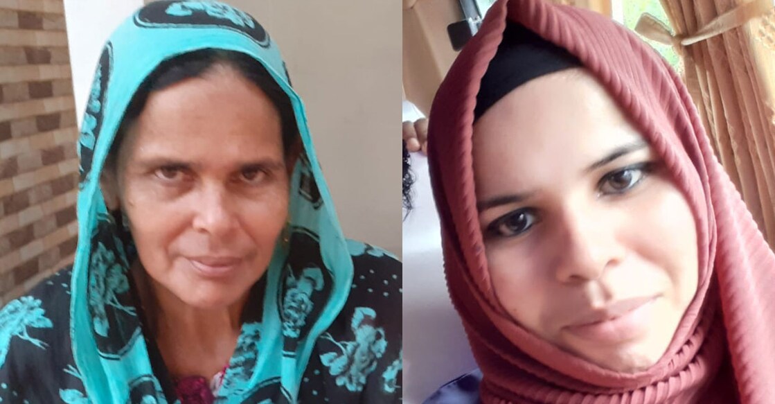 The deceased, P K Alima and Selma. Photos: Special arrangement