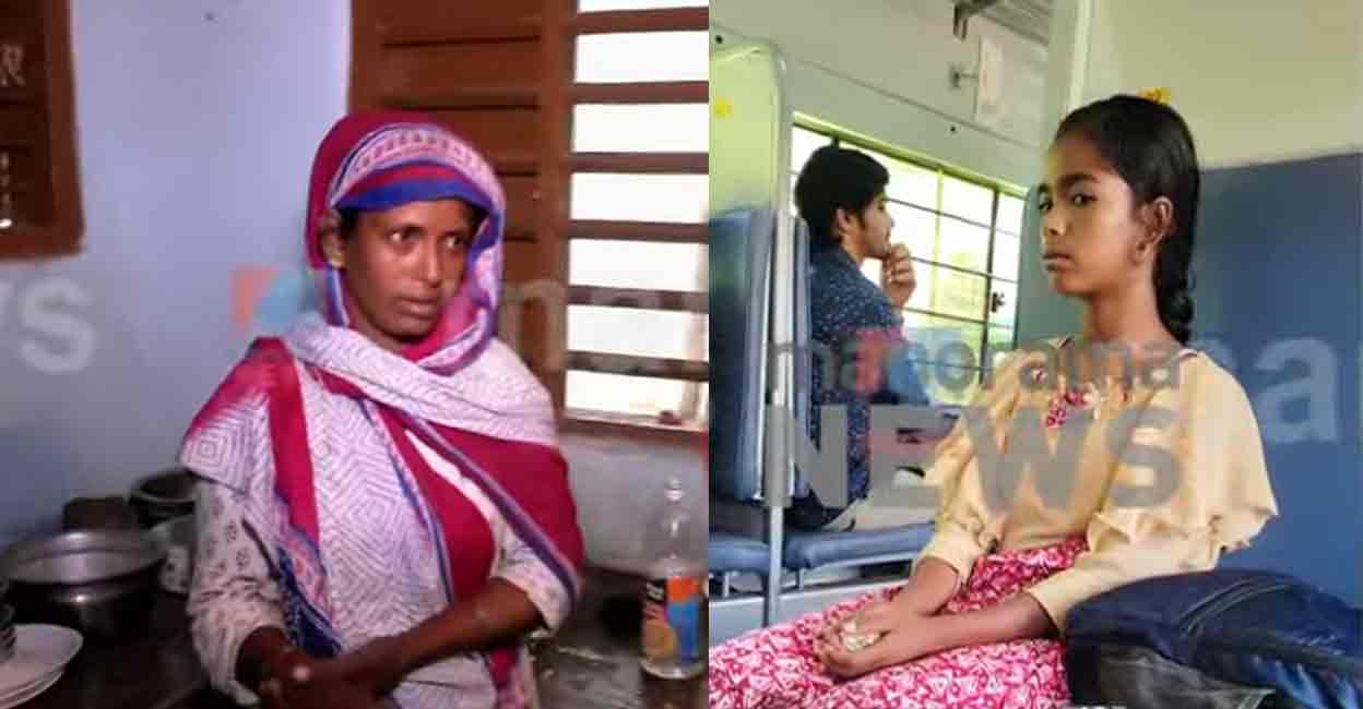 Missing girl's mother, missing Assamese girl  Tasmeen Begum. Photo: Screengrab/Manorama News