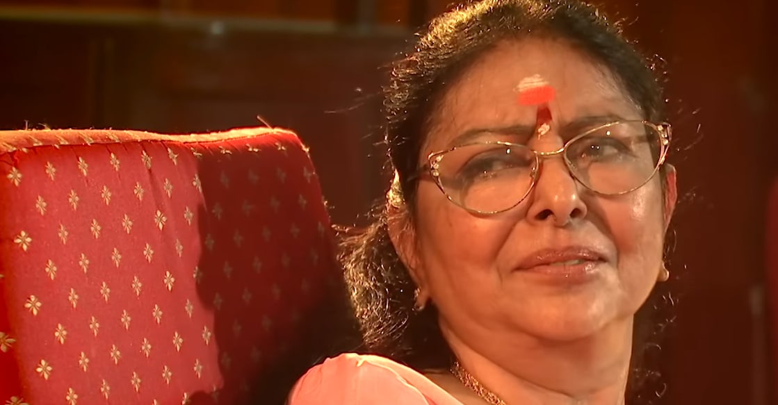 Sarada. Photo: Screengrab/Mazhavil Manorama