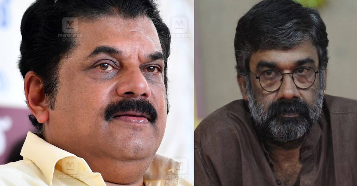 Mukesh and Ranjith. Photo: Manorama