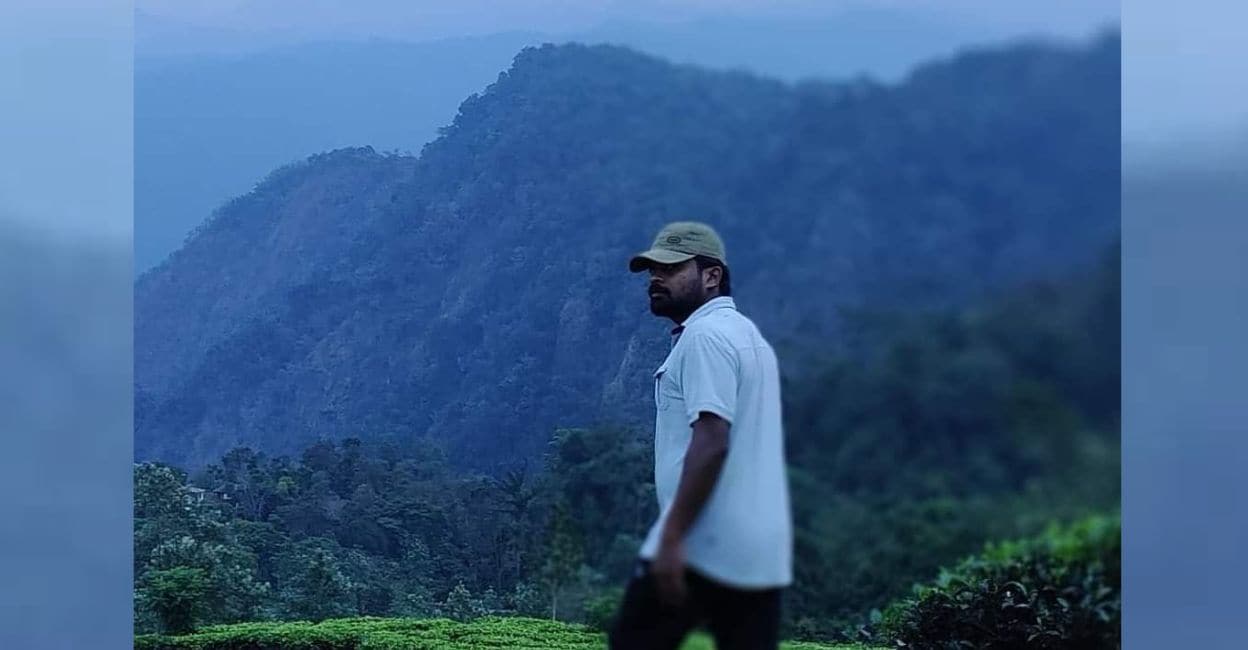 Untitled design - 1 When he was last heard from, around 2 am on July 30, Prajeesh was climbing a hill with a rope to rescue a family. Photo: Special arrangement