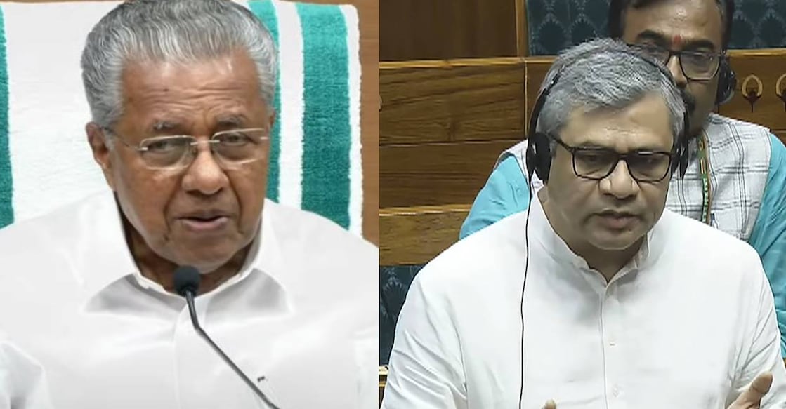 pinarayi-ashwini-vaishnaw Pinarayi Vijayan and Railway Minister Ashwini Vaishnaw. Photo: Screengrab/ Manorama News, PTI