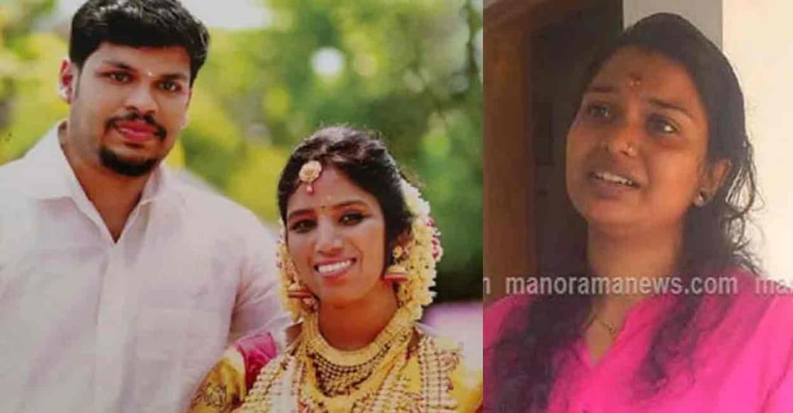 Sooraj, Uthra, Soorya. Photo: Manorama