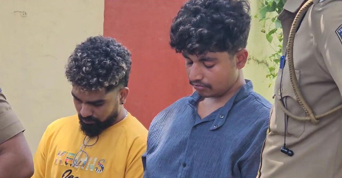 The accused are Nitish and Anzil. Photos: Special arrangement