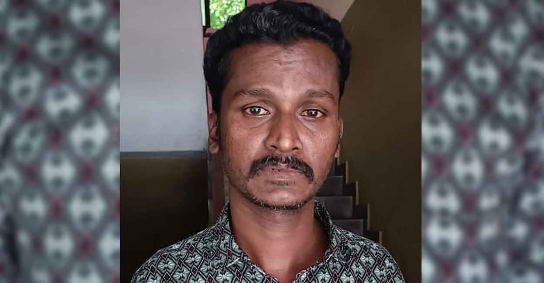 rajeesh-murder-attempt-arrest The accused, Rajeesh. Photo: Special arrangement