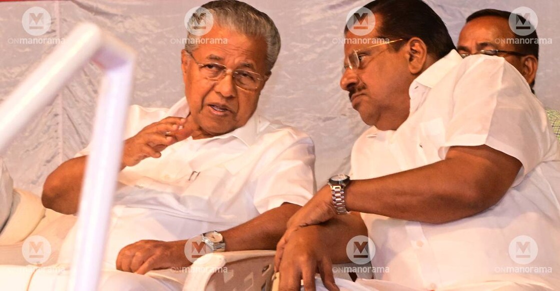 Pinarayi Vijayan and EP Jayarajan . File Photo: Manorama