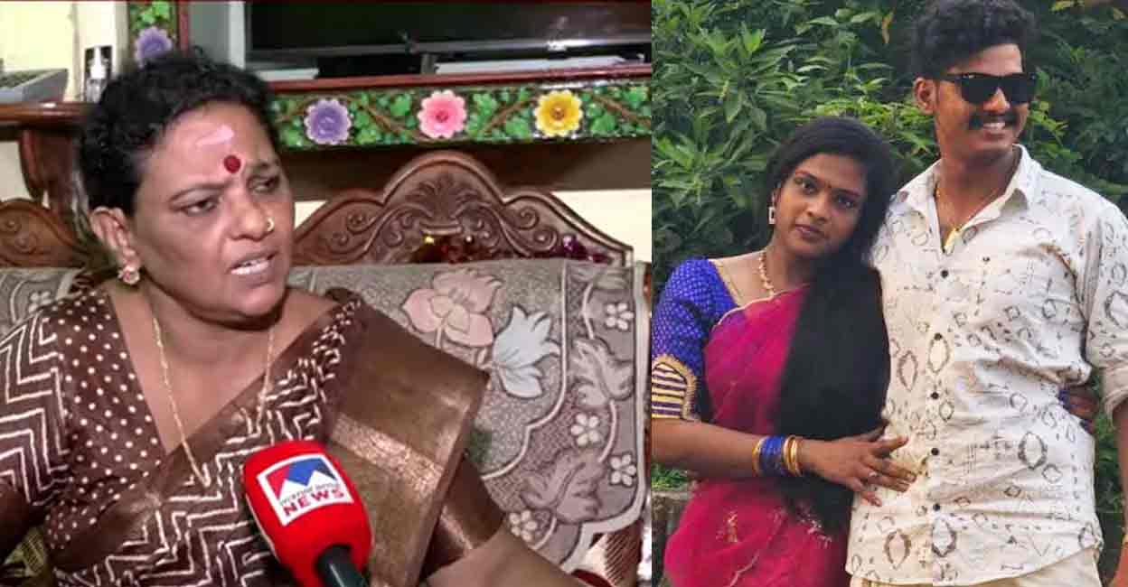 Sreekutty's mother; Sreekutty and Ajmal. Photo: Manorama
