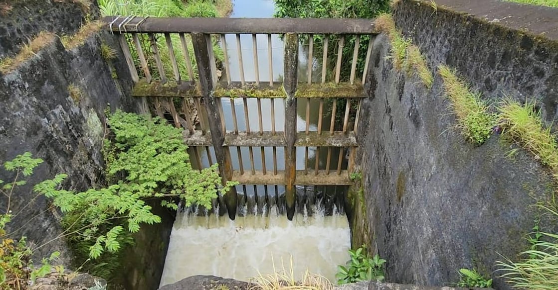amchuruli-tunnel-ls Athul was initially swept away, and Appu ventured into the water to save him. Both of them got washed away into the tunnel. Photo: Special arrangement.