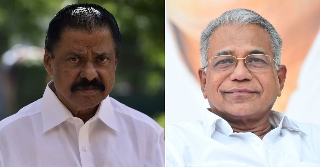 Untitled design - 1 CPM state secretary M V Govindan (left) and CPI National Council member K Prakash Babu. Photos: Manorama