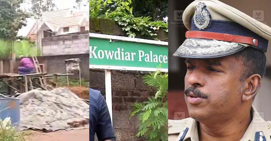 ADGP Ajith Kumar's house in Kowdiar. Photo: Manorama