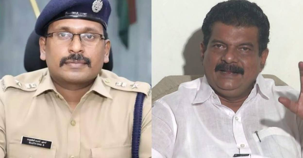 sujith-das-anvar-mla SP Sujith Das and MLA PV Anvar. Photo: Manorama News